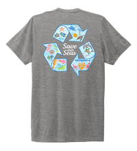 Load image into Gallery viewer, Lauren Gilliam, Recycle, Unisex Crew Neck T-shirt in Oyster Grey