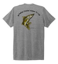 Load image into Gallery viewer, Ocean Habitats &amp; Colin Thompson Collaboration - Unisex Crew Neck T-shirt in Oyster Grey