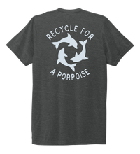Load image into Gallery viewer, StepChange, Porpoise, Unisex Crew Neck T-shirt in Slate Black