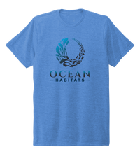 Load image into Gallery viewer, Ocean Habitats - Unisex Crew Neck T-shirt in Sky Blue