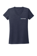 Load image into Gallery viewer, Colin Thompson, Marlin, Women&#39;s V-neck T-shirt in Deep Sea Blue