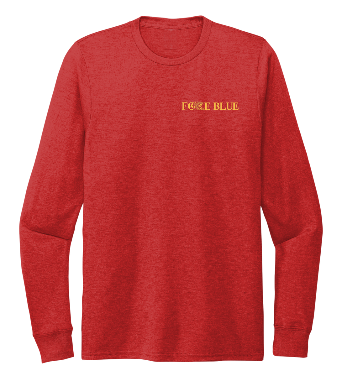FORCE BLUE 100 YARDS OF HOPE Unisex Crew Neck Long Sleeve T-shirt in B –  StepChange Clothing