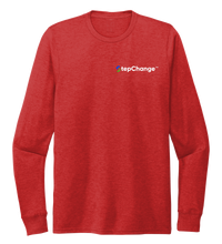Load image into Gallery viewer, STYNGVI, No Water-No Life-No Blue-No Green, Unisex Crew Neck Long Sleeve T-shirt in Bravo Red