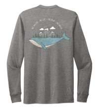 Load image into Gallery viewer, STYNGVI, No Water-No Life-No Blue-No Green, Unisex Crew Neck Long Sleeve T-shirt in Oyster Grey