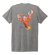 Load image into Gallery viewer, Ronnie Reasonover, The Lobster, Crew Neck T-Shirt in Oyster Grey
