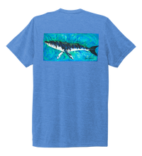 Load image into Gallery viewer, Ronnie Reasonover, The Whale, Crew Neck T-Shirt in Sky Blue