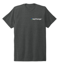 Load image into Gallery viewer, StepChange Unisex Crew Neck T-shirt in Slate Black