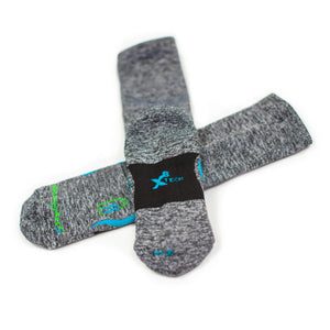 Cushion Crew Sock 3-Pair Bundle in Oyster Grey *Buy2PairGet1Free Bundle*