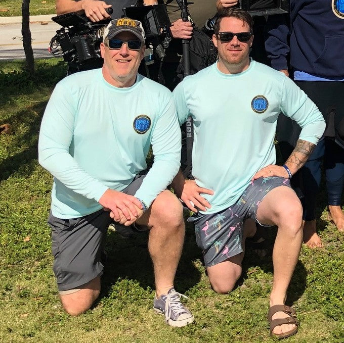 FORCE BLUE - 100 Yards of Hope dive with NFL films for "Indivisible" episode