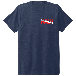 NAUI - DEMA Turtle Shirt - Unisex Crew Neck T-shirt in Deep Sea Blue