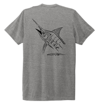 Load image into Gallery viewer, Colin Thompson, Marlin, Crew Neck T-Shirt in Oyster Grey