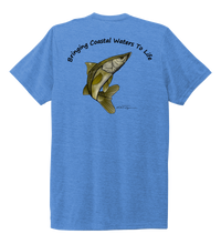 Load image into Gallery viewer, Ocean Habitats &amp; Colin Thompson Collaboration - Unisex Crew Neck T-shirt in Sky Blue