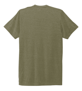 Unisex Crew Neck T-shirt in Earthy Green