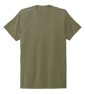 Unisex Crew Neck T-shirt in Earthy Green
