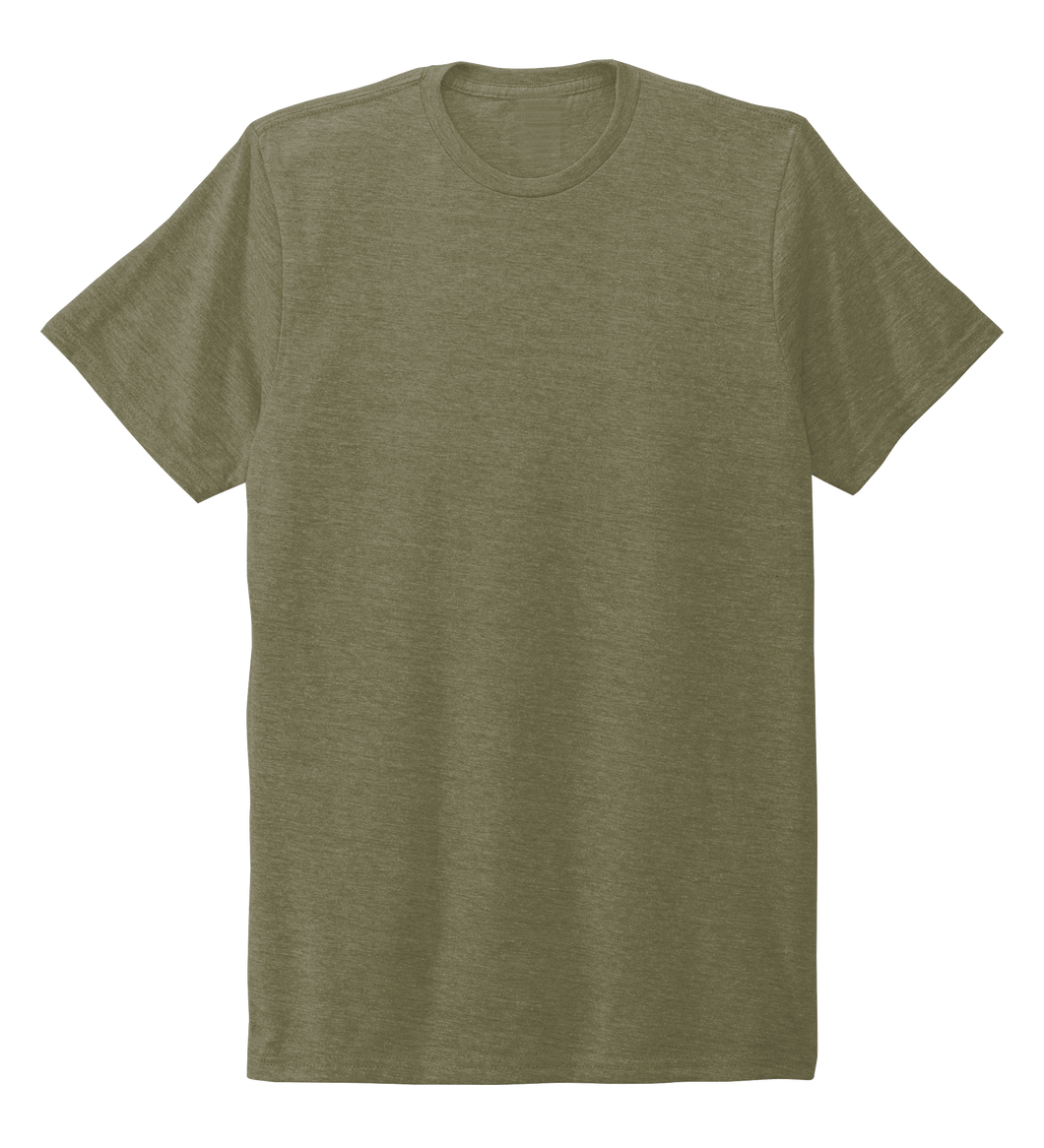 Unisex Crew Neck T-shirt in Earthy Green