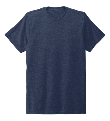Unisex Crew Neck T-shirt in Deep Sea Blue