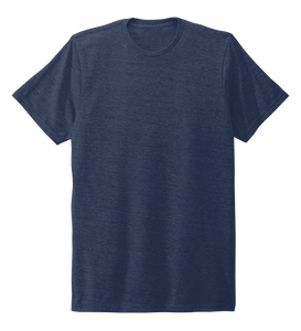 Unisex Crew Neck T-shirt in Deep Sea Blue