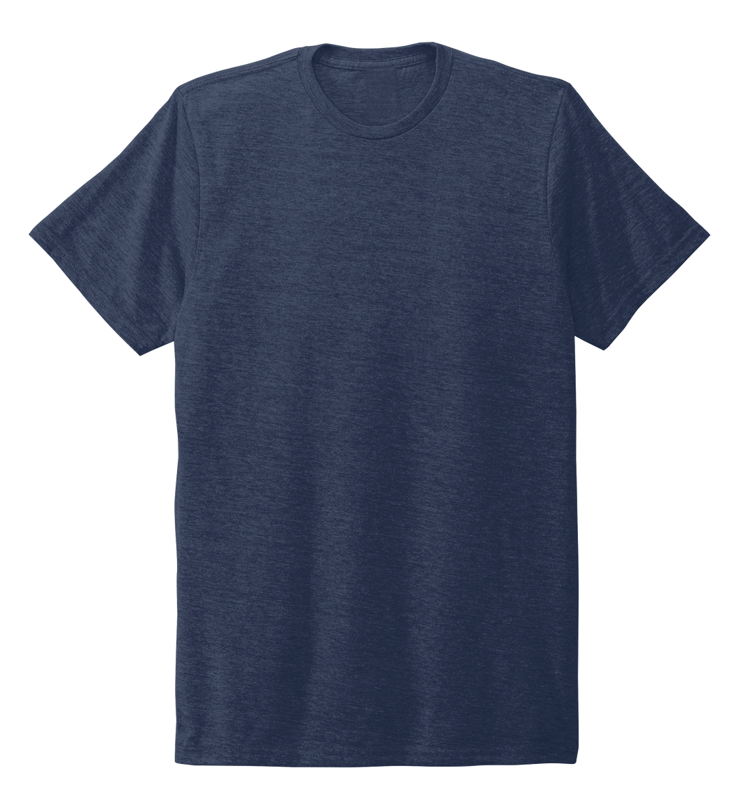 Unisex Crew Neck T-shirt in Deep Sea Blue