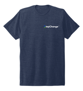Lauren Gilliam, Dolphin, Unisex Crew Neck T-shirt in Deep Sea Blue