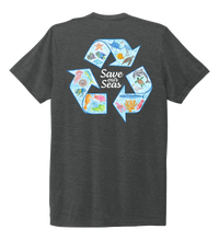 Load image into Gallery viewer, Lauren Gilliam, Recycle, Unisex Crew Neck T-shirt in Slate Black