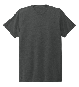 Unisex Crew Neck T-shirt in Slate Black