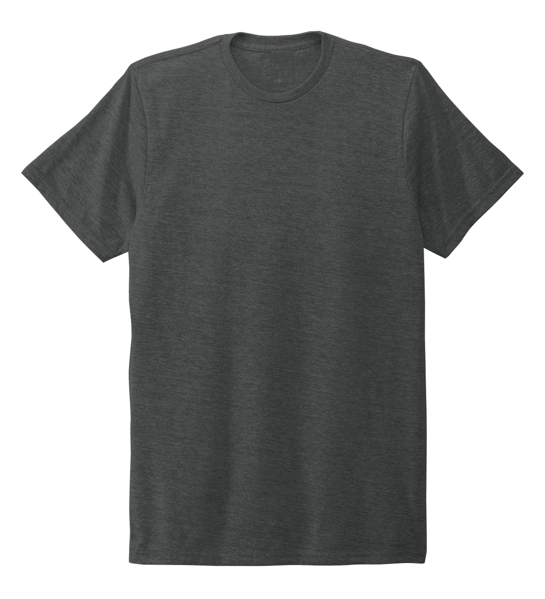 Unisex Crew Neck T-shirt in Slate Black