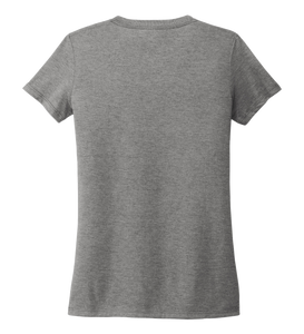 StepChange Women's V-neck T-shirt in Oyster Grey