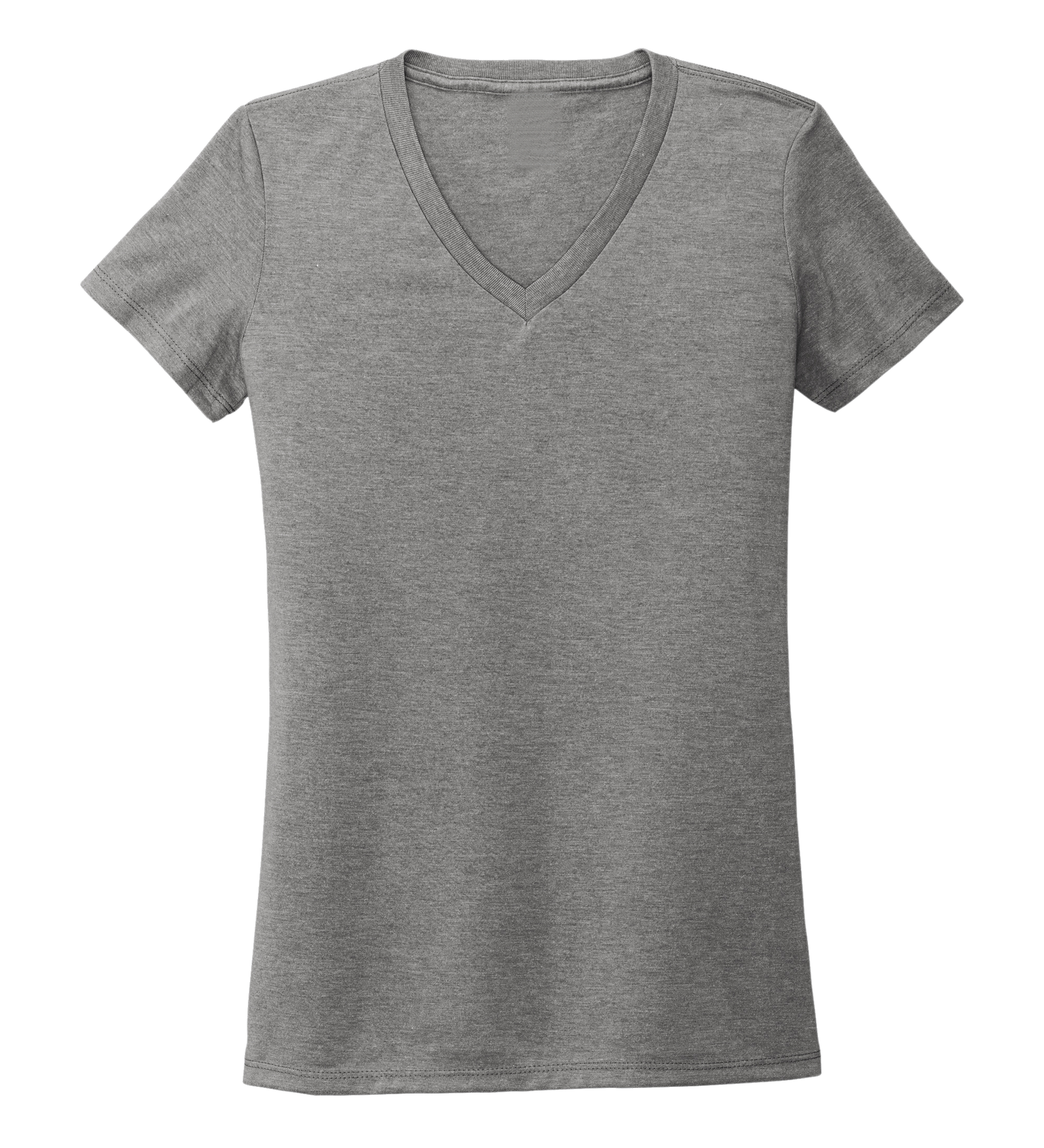 Women's V-neck T-shirt in Oyster Grey – StepChange Clothing
