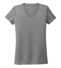 Load image into Gallery viewer, Women&#39;s V-neck T-shirt in Oyster Grey