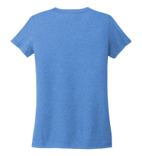 Load image into Gallery viewer, STYNGVI, Humpback Whale, Women&#39;s V-neck T-shirt in Sky Blue