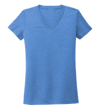 Load image into Gallery viewer, Women&#39;s V-neck T-shirt in Sky Blue