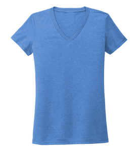 Women's V-neck T-shirt in Sky Blue