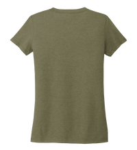 Load image into Gallery viewer, StepChange Women&#39;s V-neck T-shirt in Earthy Green