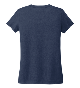 StepChange Women's V-neck T-shirt in Deep Sea Blue