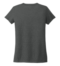 Load image into Gallery viewer, Women&#39;s V-neck T-shirt in Slate Black