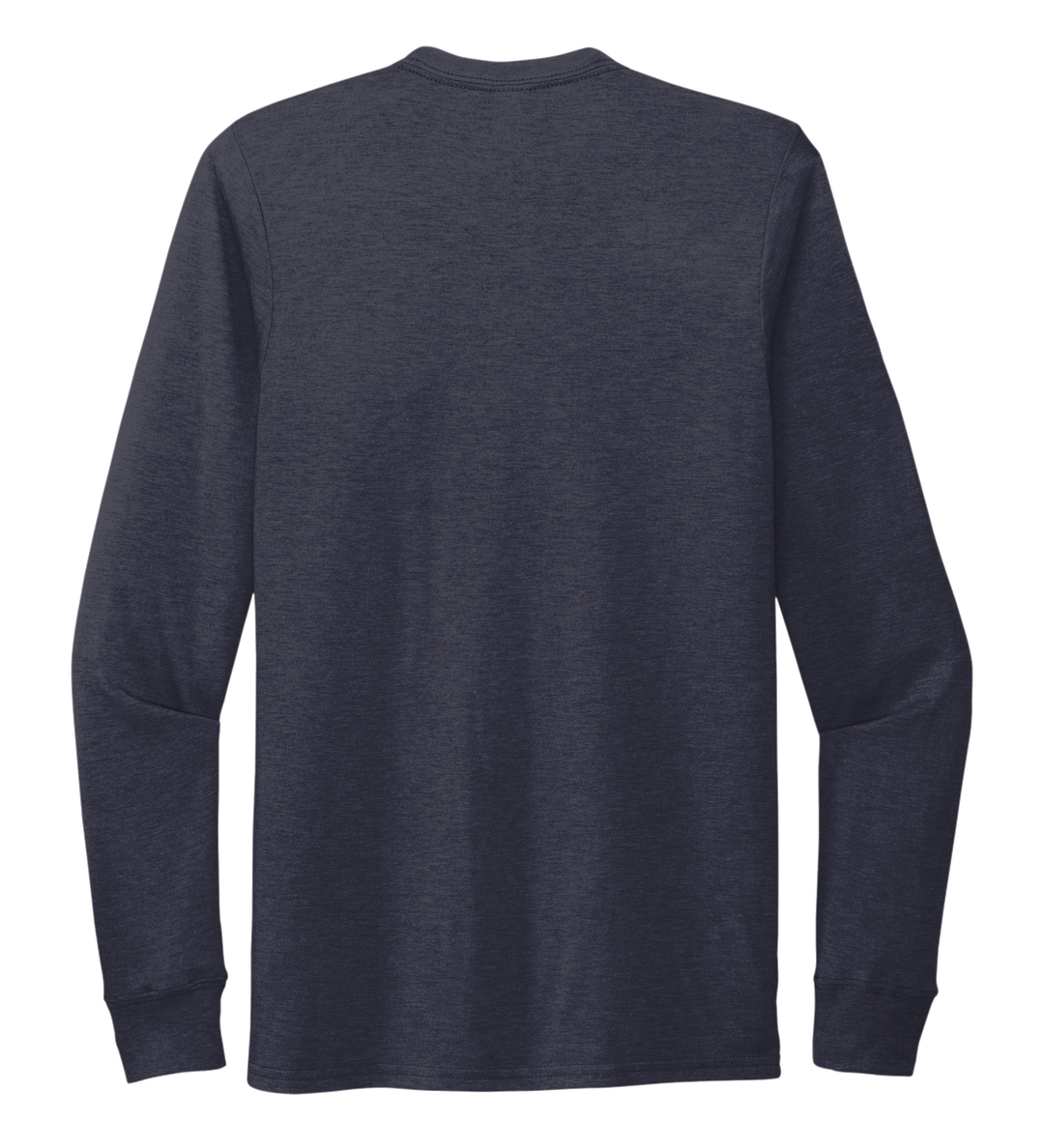 Crew Neck Long Sleeve T-shirt in Deep Sea Blue