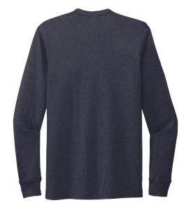 StepChange Unisex Crew Neck Long Sleeve T-shirt in Deep Sea Blue