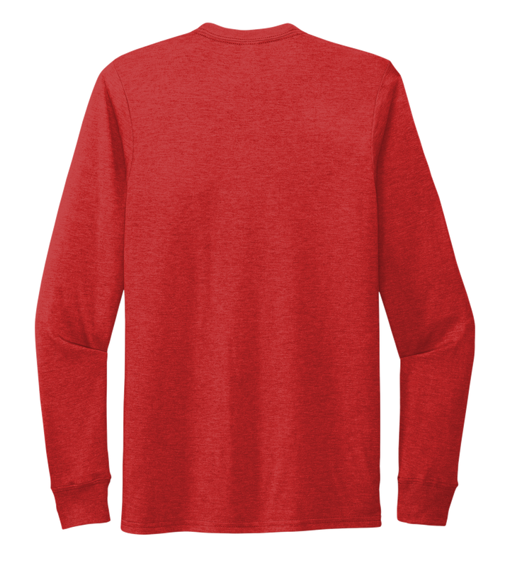 Crew Neck Long Sleeve T-shirt in Bravo Red