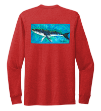 Load image into Gallery viewer, Ronnie Reasonover, The Whale, Crew Neck Long Sleeve T-Shirt in Bravo Red