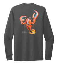 Load image into Gallery viewer, Ronnie Reasonover, The Lobster, Crew Neck Long Sleeve T-Shirt in Slate Black