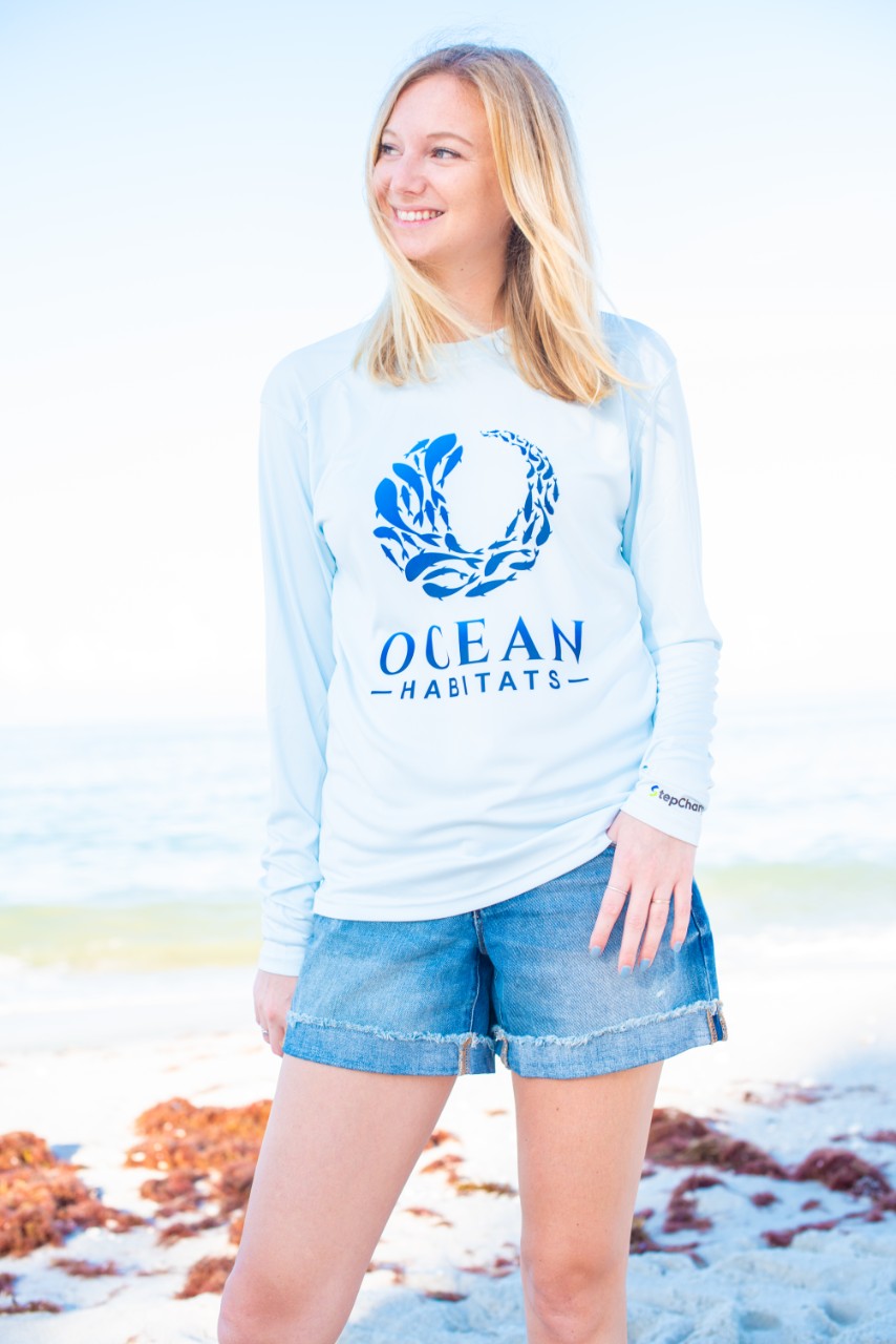Ocean Habitats Shirt in Cloud Blue