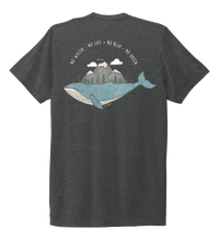 Load image into Gallery viewer, STYNGVI, No Water-No Life-No Blue-No Green, Unisex Crew Neck T-shirt in Slate Black