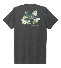 Load image into Gallery viewer, Alexandra Catherine, Blue Crab, Unisex Crew Neck T-shirt in Slate Black