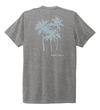 Load image into Gallery viewer, Alexandra Catherine, Palm Trees, Unisex Crew Neck T-shirt in Oyster Grey