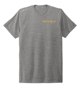 FORCE BLUE 100 YARDS OF HOPE Unisex Crew Neck T-shirt in Oyster Grey