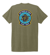 Load image into Gallery viewer, FORCE BLUE 100 YARDS OF HOPE Unisex Crew Neck T-shirt in Earthy Green