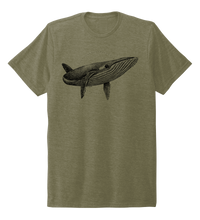 Load image into Gallery viewer, STYNGVI, Humpback Whale, Unisex Crew Neck T-shirt in Earthy Green