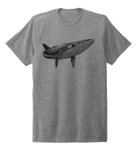 Load image into Gallery viewer, STYNGVI, Humpback Whale, Unisex Crew Neck T-shirt in Oyster Grey