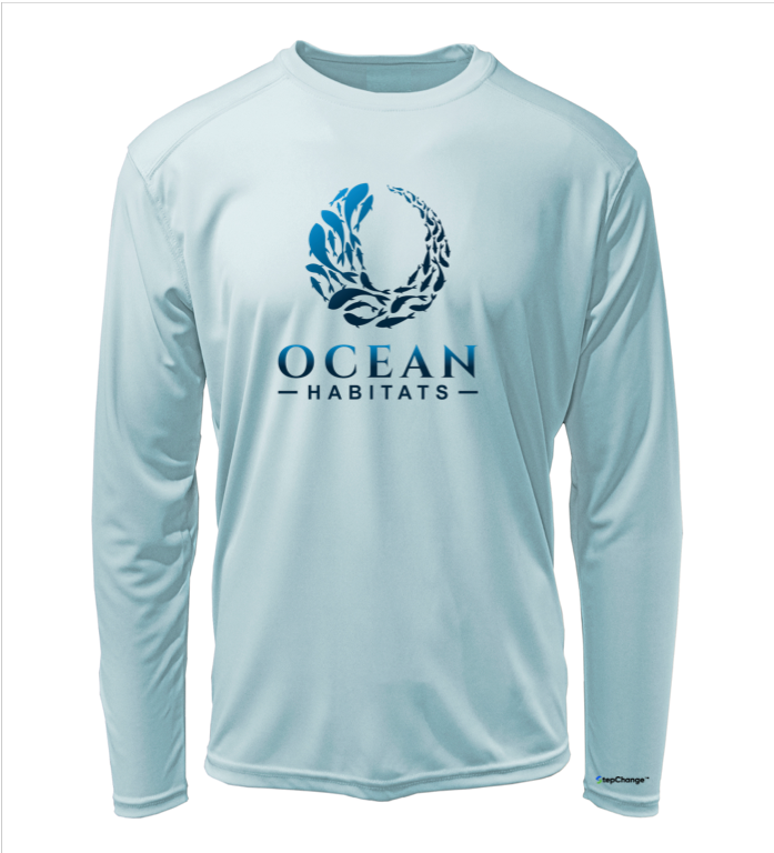Ocean Habitats Shirt in Cloud Blue – StepChange Clothing