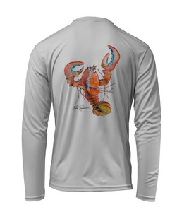 Ronnie Reasonover, The Lobster, Performance Long Sleeve Shirt in Pearl Grey